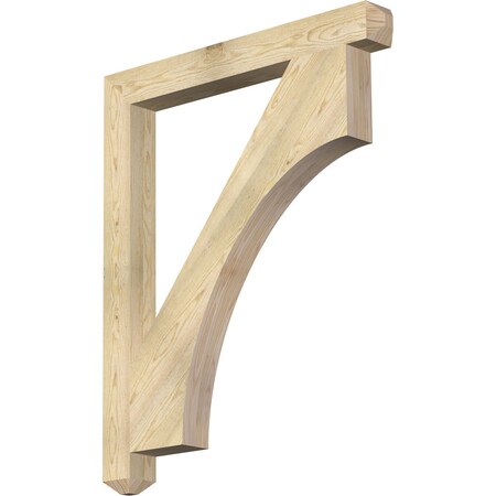 Ekena Millwork Westlake Craftsman Rough Sawn Bracket, Douglas Fir, 4"W x 38"D x 46"H BKT04X38X46WTL04RDF